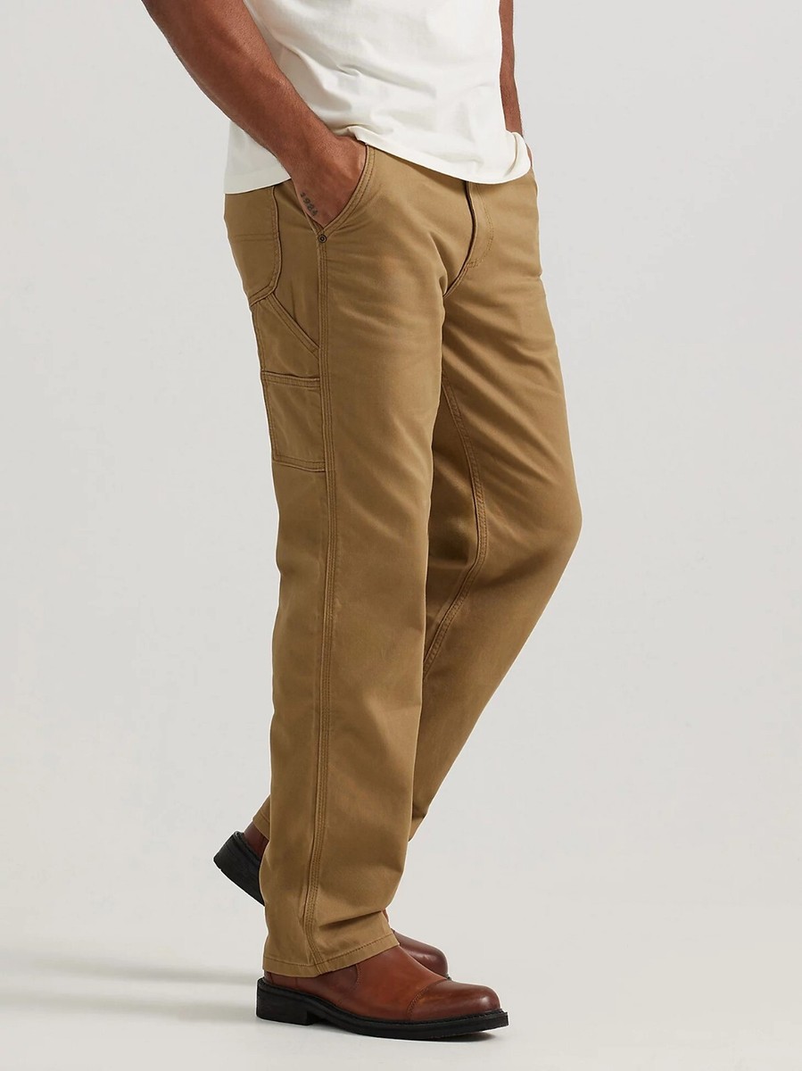 STAR TEAM CARPENTER JEANS 32　khaki Wrangler Men's Carpenter Jean with Flex - Walmart.com