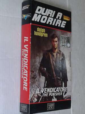 VHS FILM-videocassetta- (sc.10)- DURI A MORIRE-il vendicatore-the punisher- C...