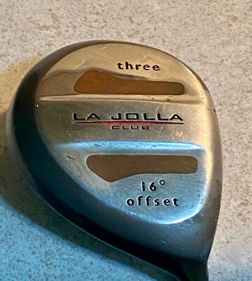 La Jolla Club 3 Wood 16° Offset La Jolla Triple Notch Super Kick Flex Men's #65