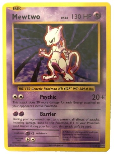 Pokemon Card Mewtwo 10/102 Rare Holo 60HP | eBay