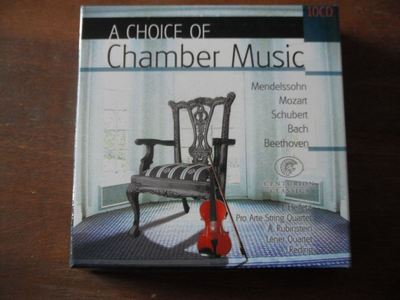 Choice Of Chamber Music (10xCD) Mendelssohn Mozart Schubert Bach