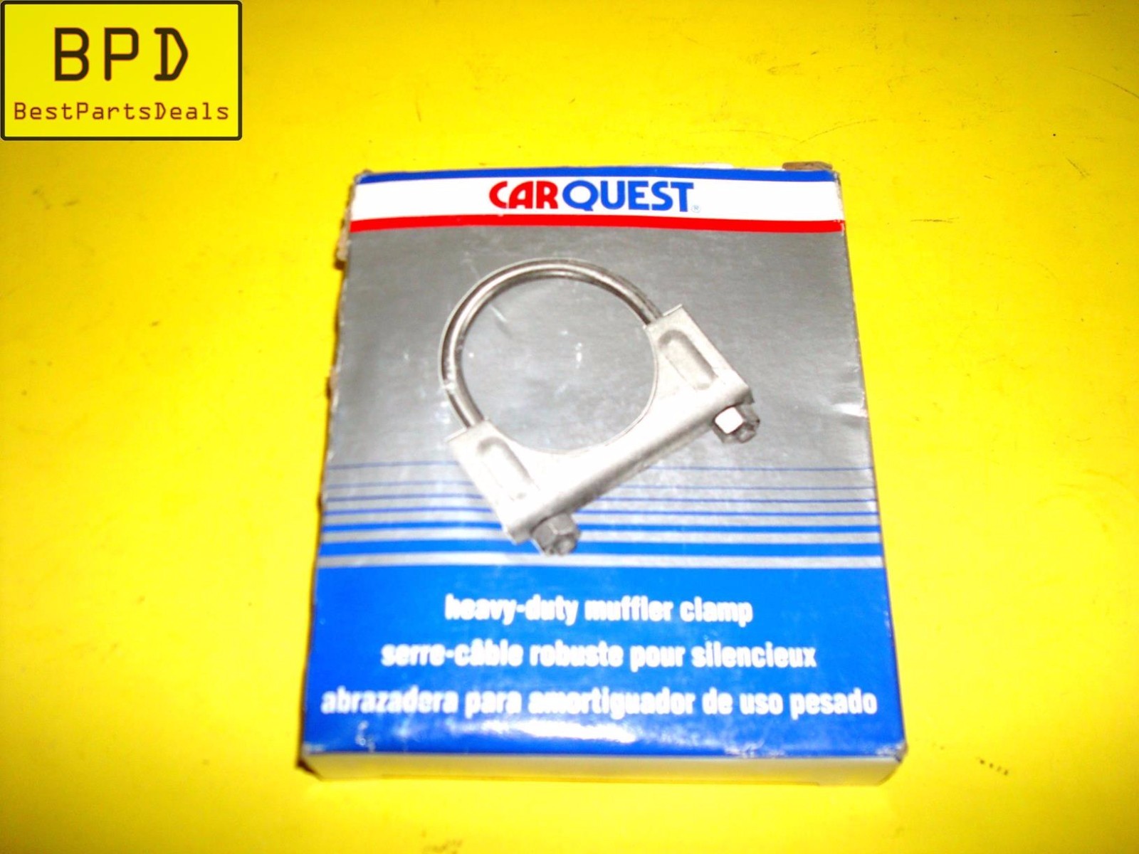 2 3/4 Inch Heavy Duty Muffler Clamp 3/8 U Bolt CarQuest H234 eBay