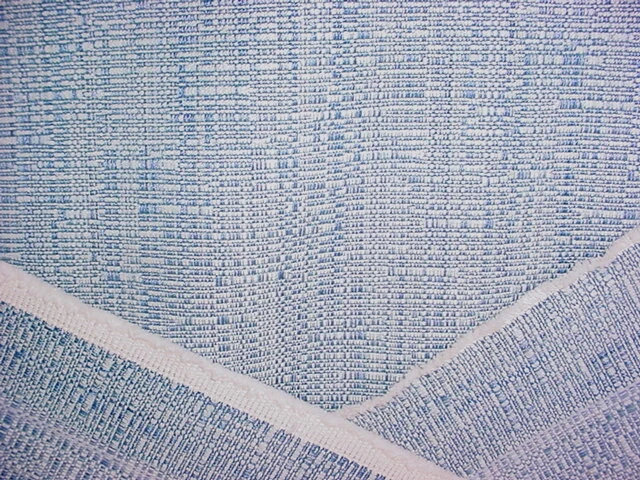 Tela de tapicería tejido texturizado Sagamore 4-1/2 años Robert Allen Duralee 44148 Aqua Foto 3 de 4