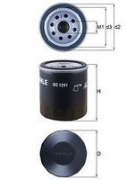 Mahle OC 1291 ÖLfilter FüR Audi Seat Skoda VW
