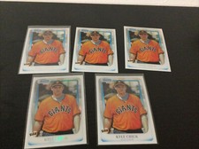 (5) 2011 BOWMAN CHROME KYLE CRICK REFRACTOR ROOKIE CARDS LOT OF 5 HOT
