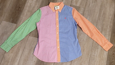 トップス 1990's~ Ralph Lauren MadrasCheck Shirt 0400022099997_GREENREDMULTI?