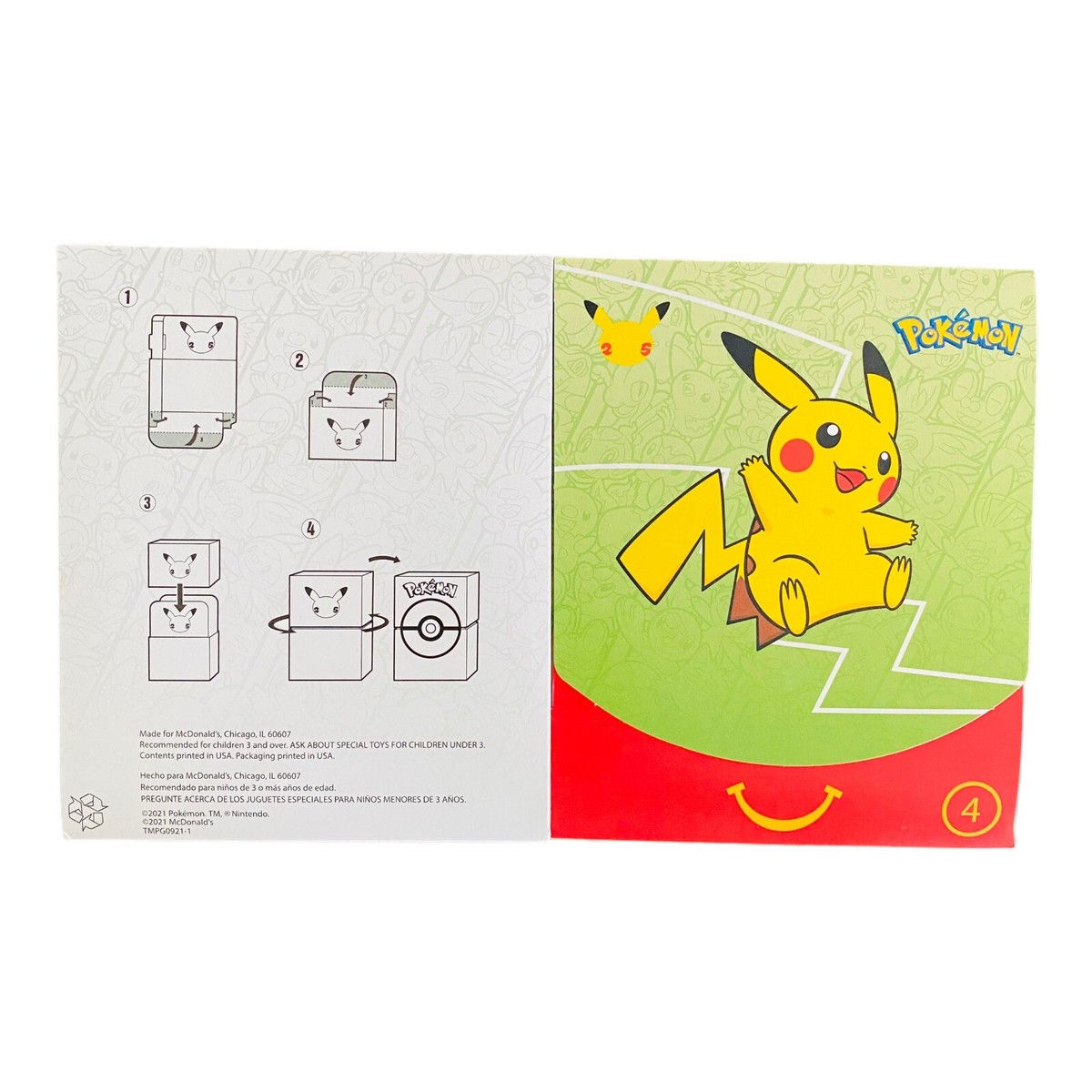 2 2021 McDonalds Happy Meal 25th Pokemon Anniversary Card Packs UNOPENED Packs | eBay 2 2021 McDonalds Happy Meal 25th Pokemon Anniversary Card Packs UNOPENED Packs | eBay