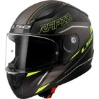 LS2 FF353 Ii Rapid Rokku Matt Black H V Yellow