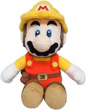 Super Mario All Star Collection 9.5 Inch Plush Builder Mario