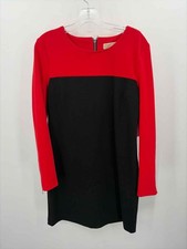 Pre-Owned Michael Kors Red Size 12 Short Long Sleeve Dress