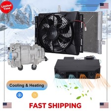 12v Universal Underdash Heat Cool Air Conditioner Electric Ac Kit For Car Auto