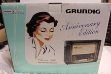 Grundig Classic 960 Anniversary Edition AM/FM Radio 24-K Gold Plated Trim NOS