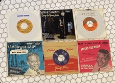 NAT KING COLE*Unforgettable* plus FRANK SINATRA *Strangers In The Night*45 Vinyl