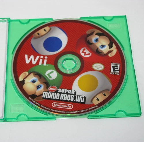 New ListingNew Super Mario Bros. Wii (Nintendo Wii, 2009) - Disc Only Tested