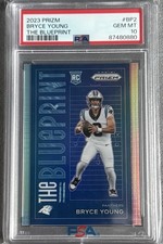 2023 Panini Prizm Bryce Young RC The Blueprint Case Hit SSP PSA 10 Panthers