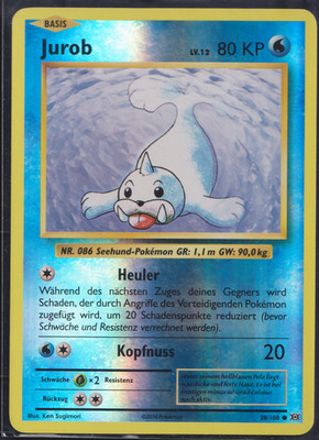 Jurob 28/108 Reverse Holo - Evolution - Deutsch - EX - Pokémon