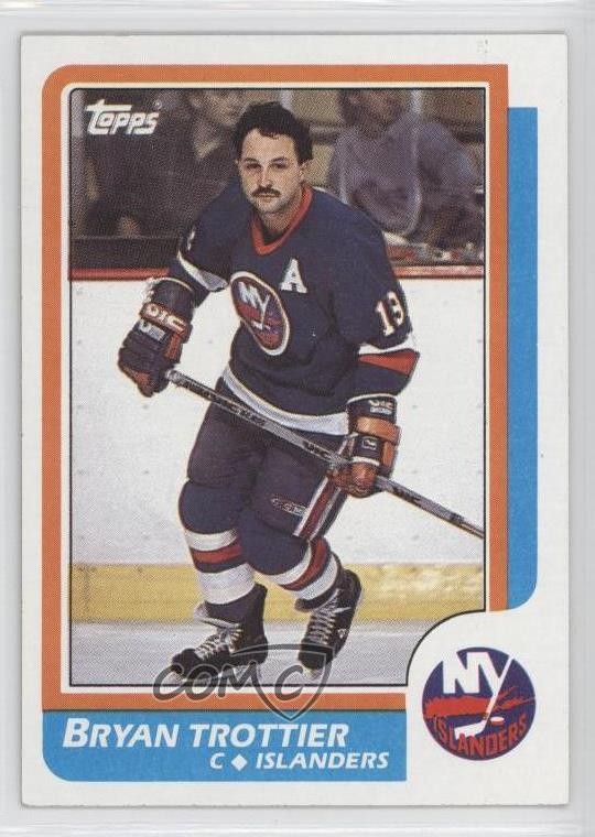 1986-87 Topps Bryan Trottier #155 HOF 0i6