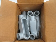 Killark OLL-2M , O Series , 3/4" Type LL , Iron Conduit Body, 5 Pack