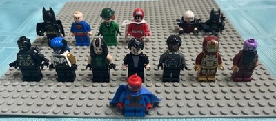 100% Authentic Lego Marvel DC Superhero Villains Minifigure Parts As-is See Pics