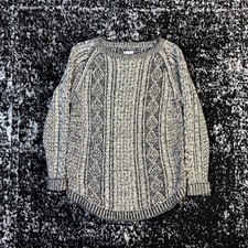 Womens L.L. Bean signature fisherman cable knit sweater Size S