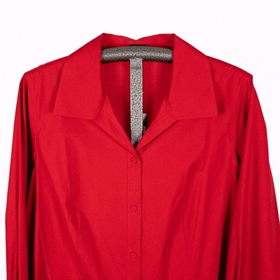 Talbots Women's Classic Button-Up Top SZ 20W Corporate Career Red Capsule Basic