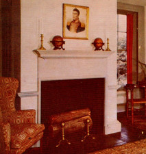 Vintage Card Chrome Thomas Jefferson's Law Office Monticello Charlottesville VA