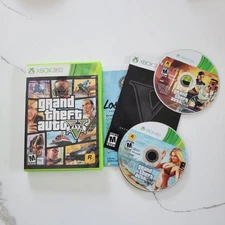 Grand Theft Auto 5 V (Xbox 360, 2013) Complete Map + Manual - Tested Free Ship