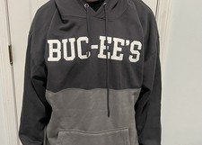 Buc-ee s Colorblock Hoodie Gray Black Established 82 Beaver Logo Men s 2XL