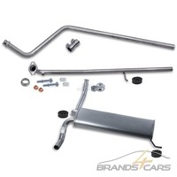 Imasaf SchalldÄMpfer SET FÜR Citroen C1 Peugeot 107 Toyota Aygo 1.0 68 PS 05-14