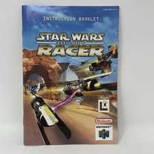 Star Wars Episode 1 Racer N64 Nintendo 64 Instruction Manual Only