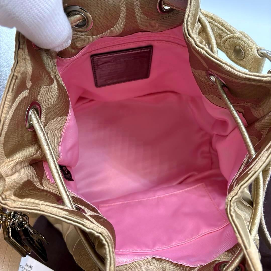 Extremely Beautiful COACH Drawstring Shoulder Bag… - image 16