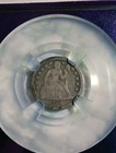 ☆1856 Seated Liberty Dime NGC Genuine Trader Bea Tat