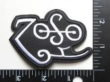   ZOSO LED ZEPPELIN BAND JIMMY PAGE'S SYMBOL MUSIC EMBROIDERED IRON ON PATCH