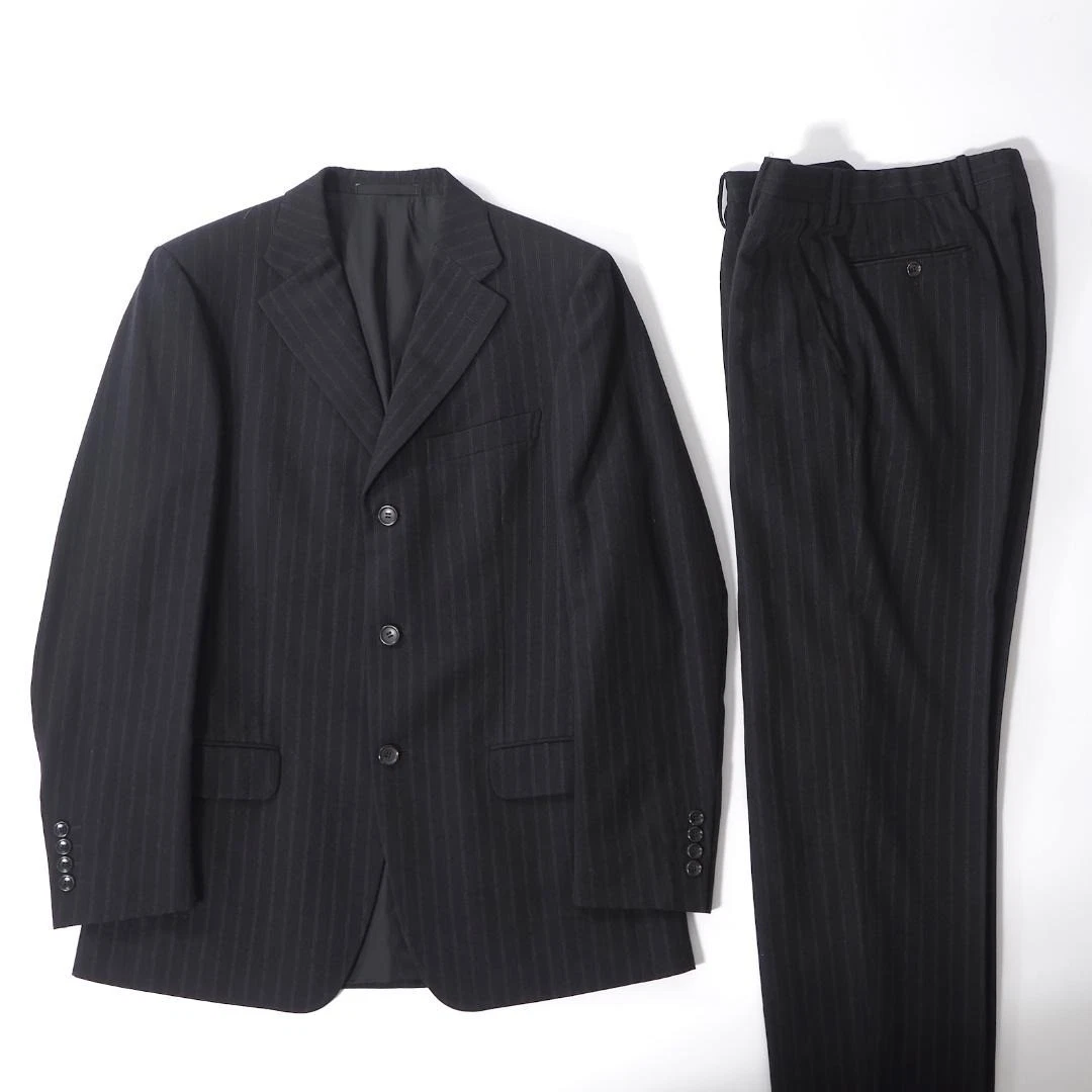 GUCCIストライプ スーツジャケット 52 クリーニング済み GUCCI