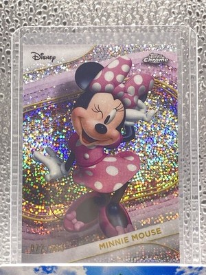 Minnie Mouse Variation Speckle /265 2025 Topps Chrome Disney | eBay