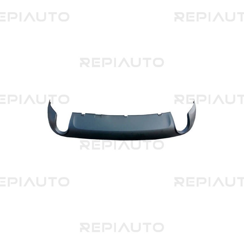 Spoiler pare-choc arrière Audi A6 2 4F2-C6 phase 2 noir 2008-2011