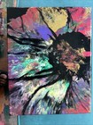 Hibiscus-abstract acrylic paintings on canvas original — photo 2