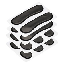 16 Pcs Drum Dampeners Drum Gel Silicone Black for Drums Tone Control