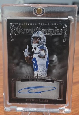 2025 Panini National Treasures - Genre Graphs CeeDee Lamb #GG-CLB /99 (AU)