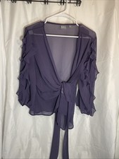 Purple Sheer Blouse