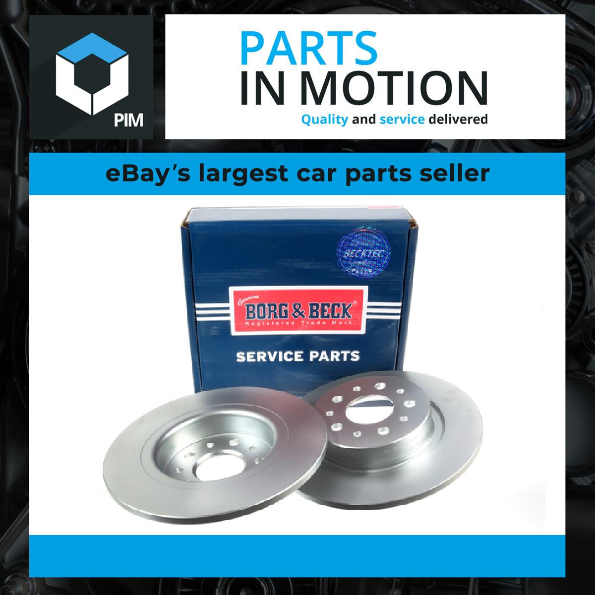 2x Brake Discs Pair Solid Rear 264mm BBD5562 Borg & Beck Set 51914664 52026319
