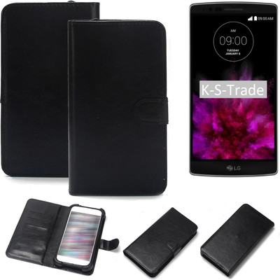 Schutz Hülle für LG Electronics G Flex 2 Wallet Case + Bumper schwarz Flipstyl
