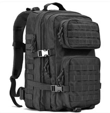 Military Tactical Backpack 40L Molle 3 - Day Assault Pack Hiking Black
