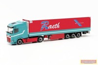 Herpa H0 316620 - LKW DAF XG KüHlkoffer-Sattelzug Raeth