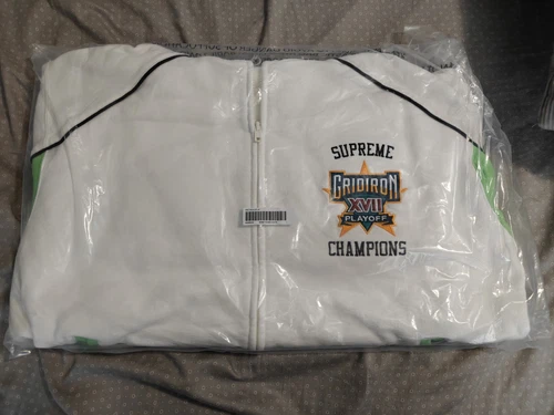 Sweat à capuche zippé blanc Supreme Playoffs taille L
