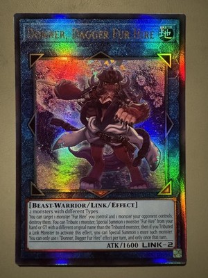 YUGIOH DONNER DAGGER FUR HIRE ASIA ENGLISH EDITION CR10-AE053 ULTIMATE RARE