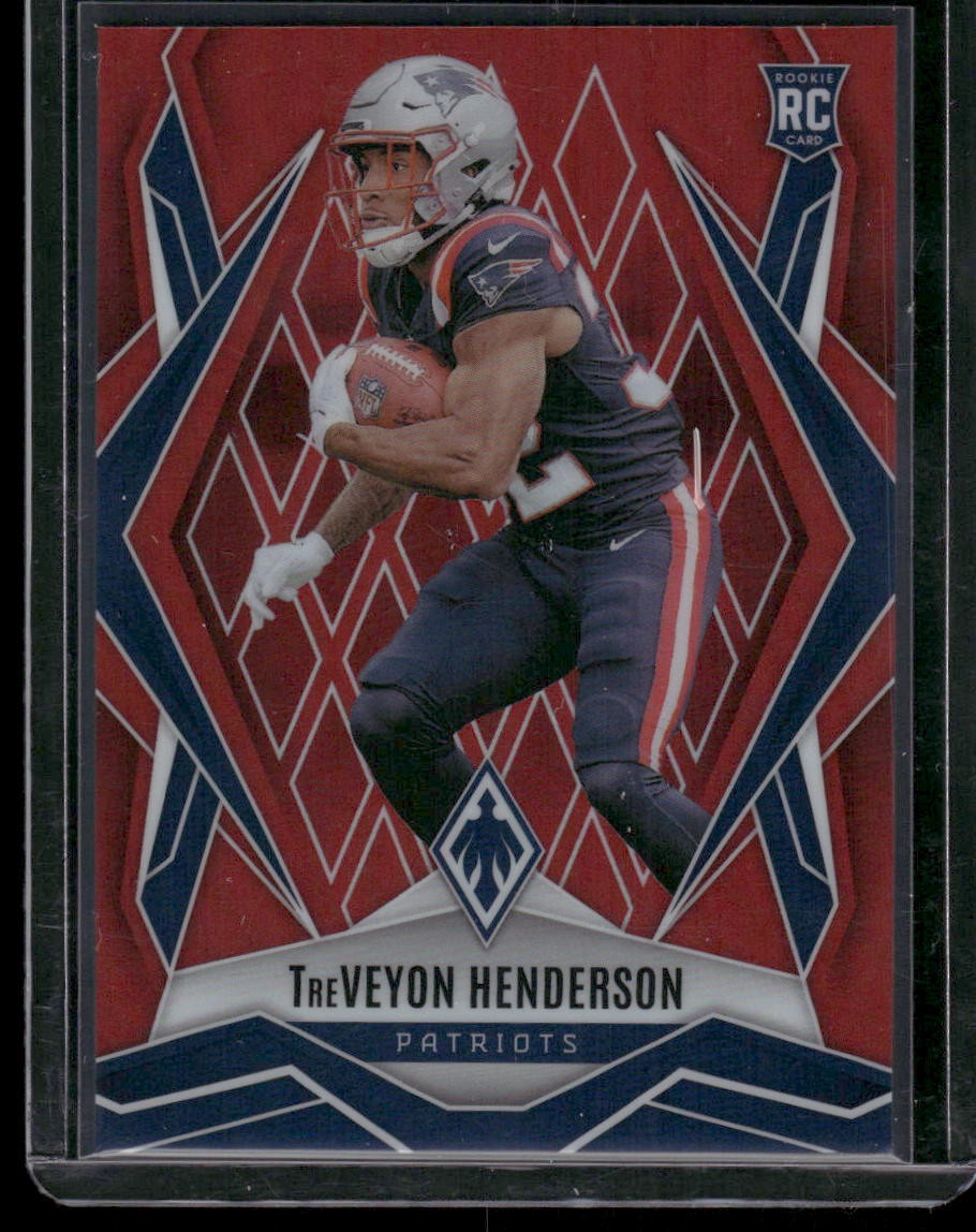 2025 Panini Phoenix #187 TreVeyon Henderson Red /99