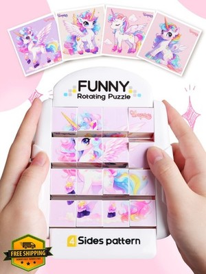 Fullware 16pc Rotating Puzzles Pink