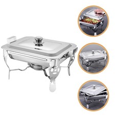 2IN1 Chafing Dish Buffet Set Stainless Steel Food Warmer Holder Banquets UK