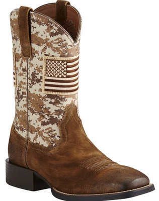 #ad #ad BIG SALE Ariat Men#x27;s Camo Patriot Western Boots PREE SHIPPING $95.86